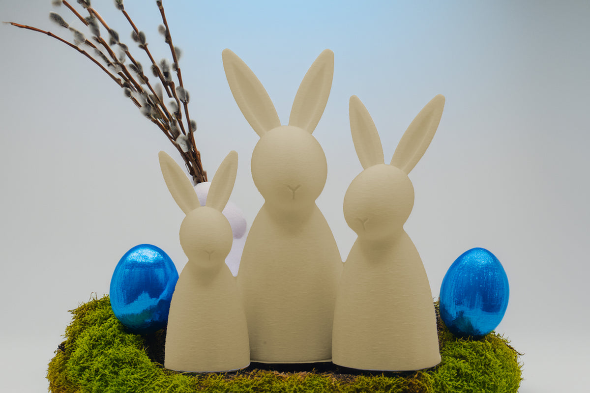 Moderne Deko-Hasen  stilvolle Osterdeko, minimalistisches Hasen-Design in verschiedenen Größen &amp; Farben, ideal für Frühling u. Ostern