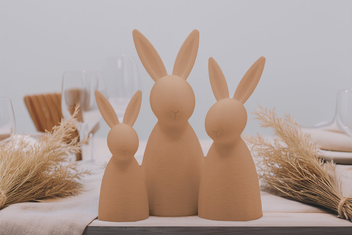 Moderne Deko-Hasen  stilvolle Osterdeko, minimalistisches Hasen-Design in verschiedenen Größen &amp; Farben, ideal für Frühling u. Ostern