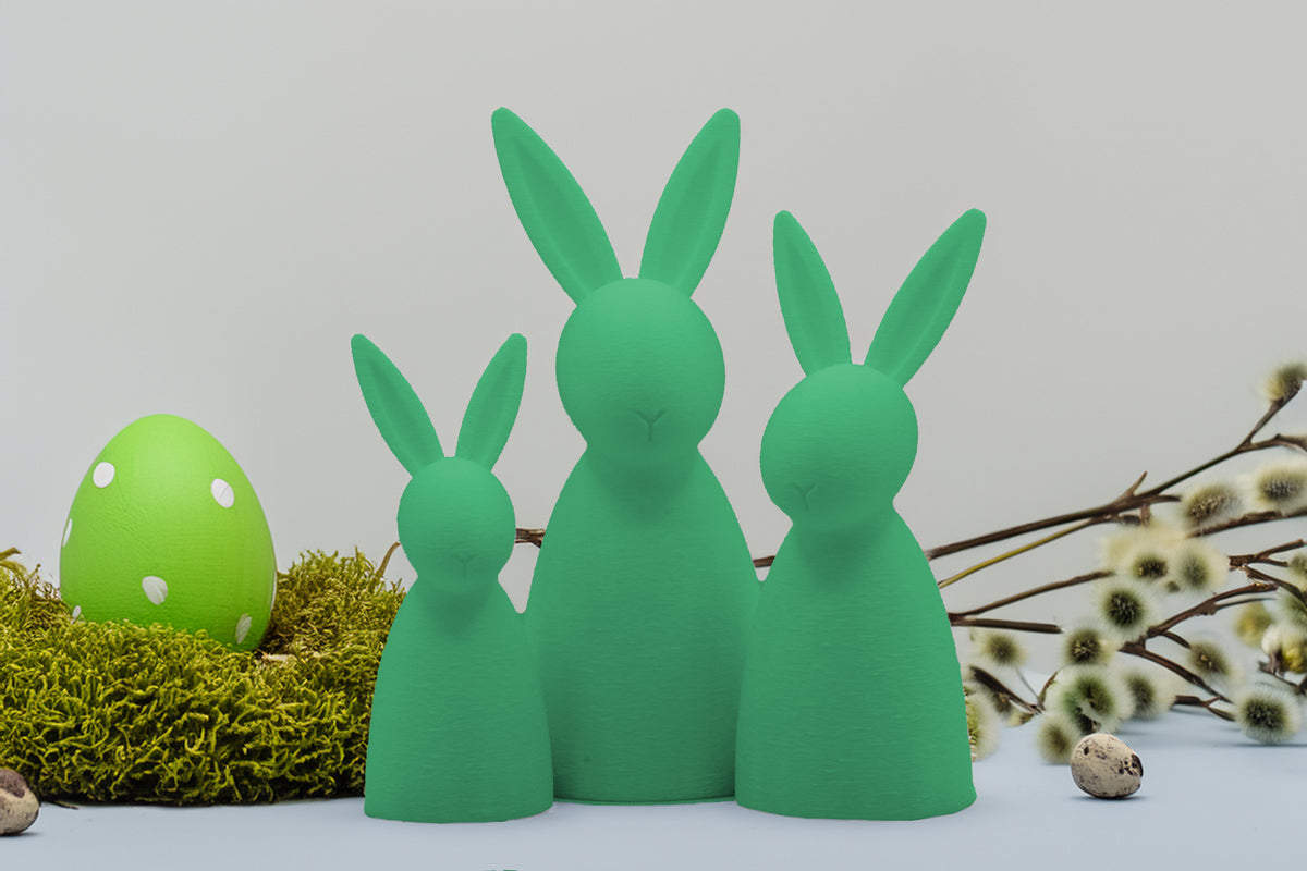 Moderne Deko-Hasen  stilvolle Osterdeko, minimalistisches Hasen-Design in verschiedenen Größen &amp; Farben, ideal für Frühling u. Ostern
