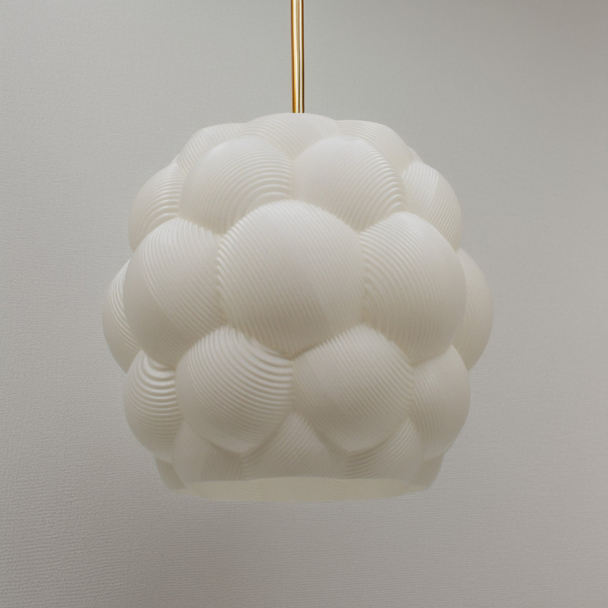 Moderner Lampenschirm  skulpturales Design, Wolkenform, 3D-gedruckt, ideal für Wohnzimmer, Schlafzimmer oder kreative Innenräume