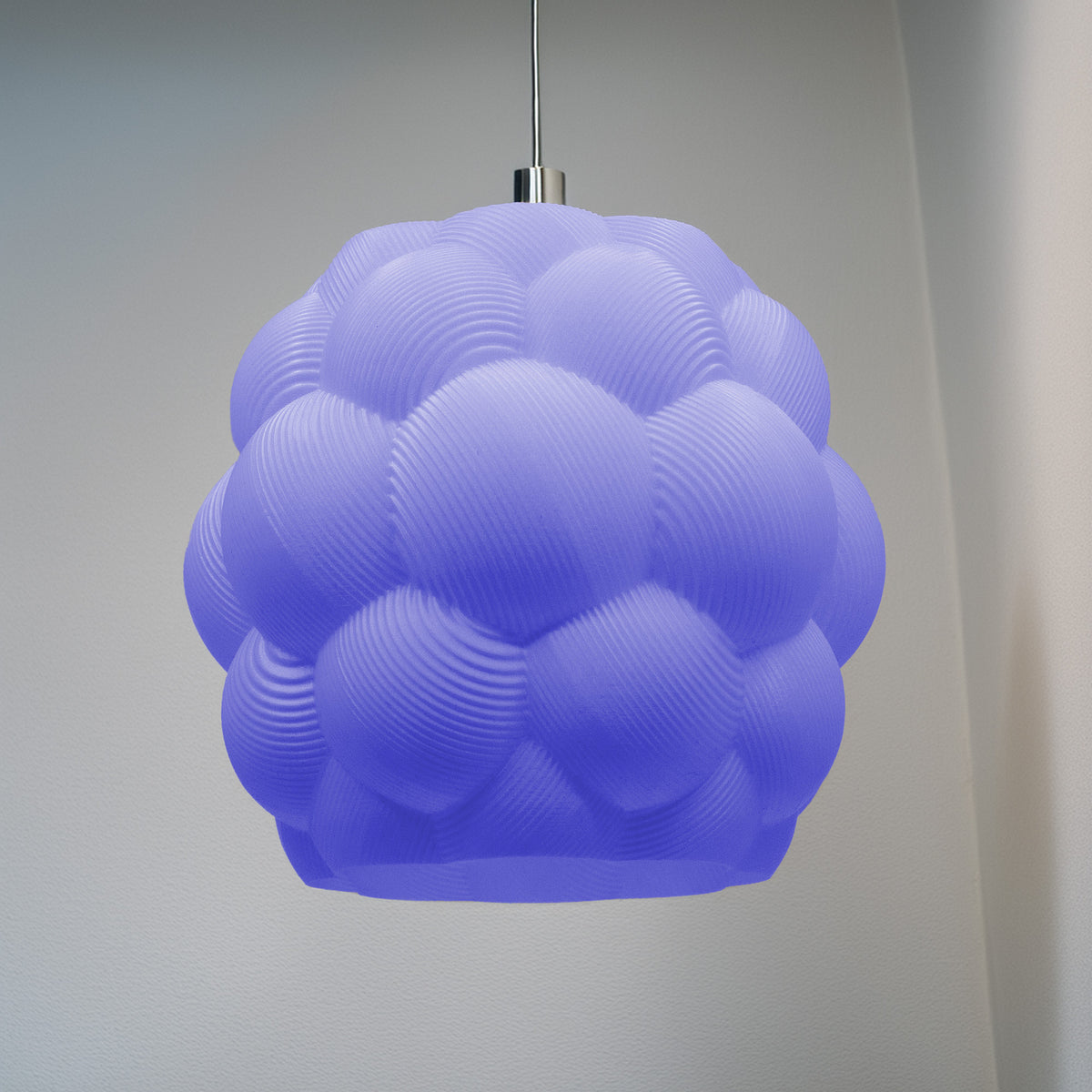 Moderner Lampenschirm  skulpturales Design, Wolkenform, 3D-gedruckt, ideal für Wohnzimmer, Schlafzimmer oder kreative Innenräume