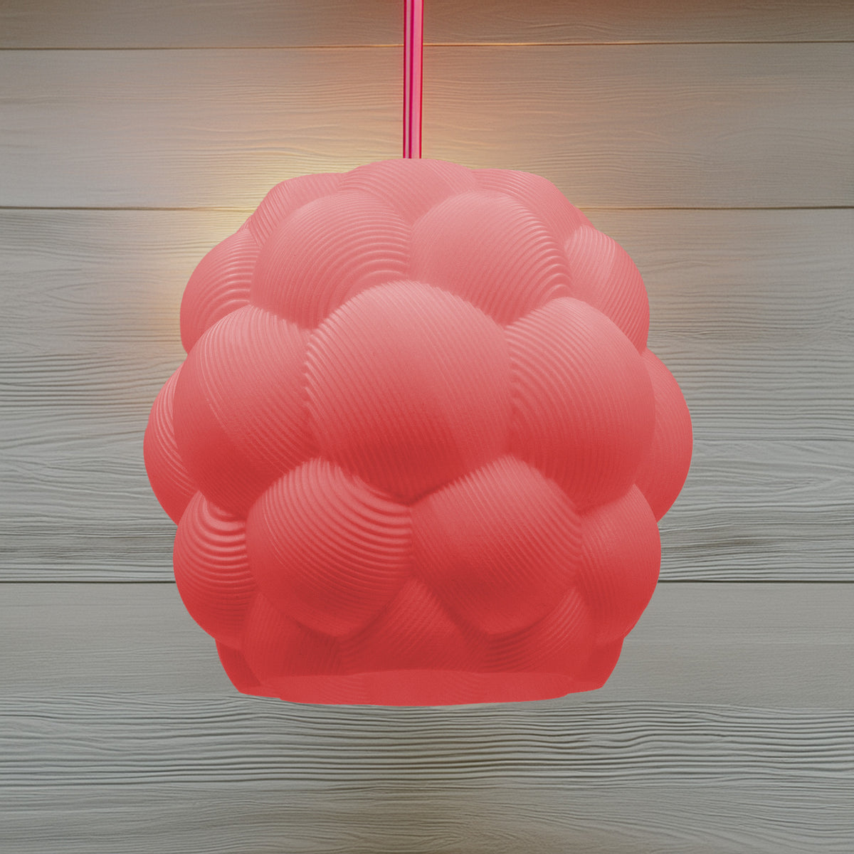 Moderner Lampenschirm  skulpturales Design, Wolkenform, 3D-gedruckt, ideal für Wohnzimmer, Schlafzimmer oder kreative Innenräume