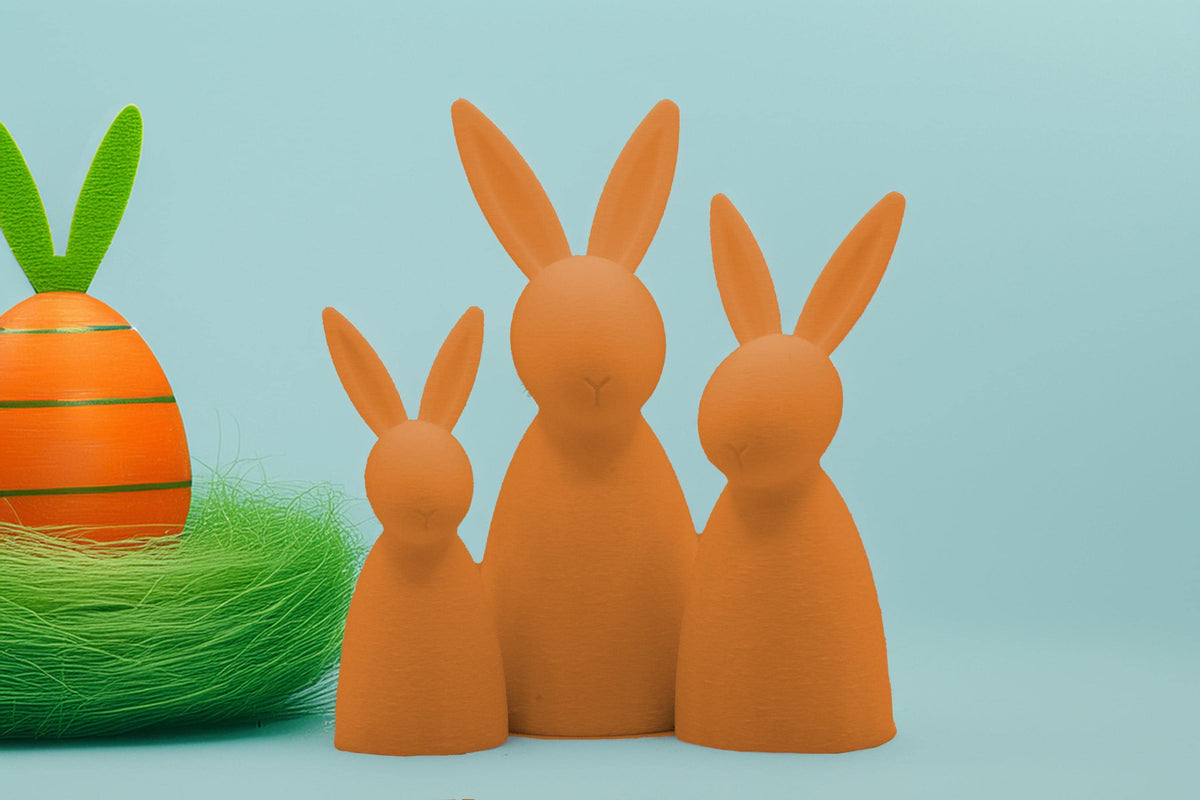 Moderne Deko-Hasen  stilvolle Osterdeko, minimalistisches Hasen-Design in verschiedenen Größen &amp; Farben, ideal für Frühling u. Ostern