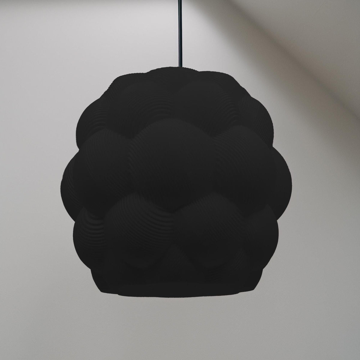 Moderner Lampenschirm  skulpturales Design, Wolkenform, 3D-gedruckt, ideal für Wohnzimmer, Schlafzimmer oder kreative Innenräume