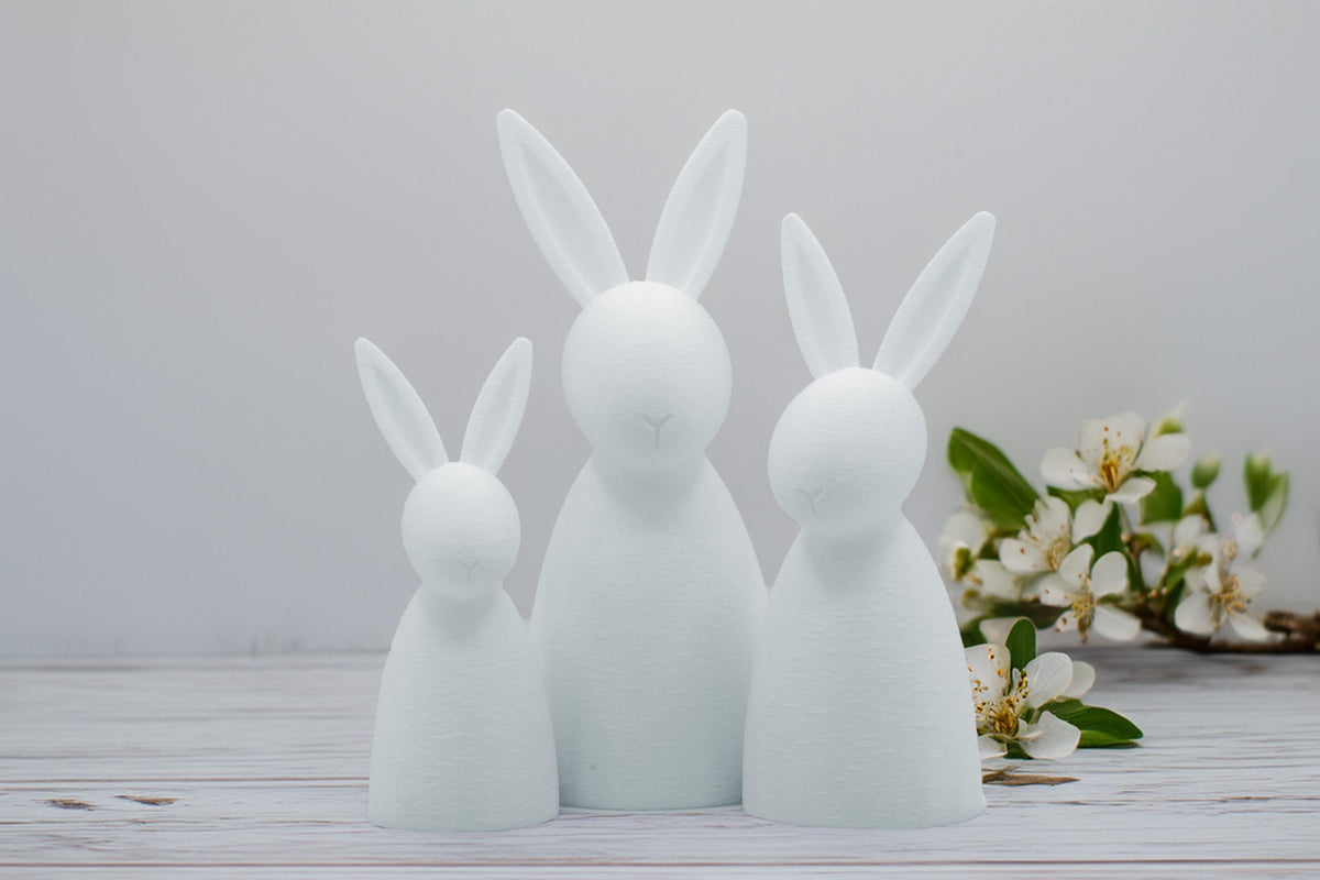 Moderne Deko-Hasen  stilvolle Osterdeko, minimalistisches Hasen-Design in verschiedenen Größen &amp; Farben, ideal für Frühling u. Ostern