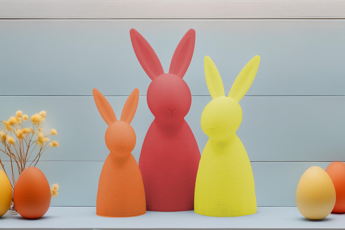 Moderne Deko-Hasen  stilvolle Osterdeko, minimalistisches Hasen-Design in verschiedenen Größen &amp; Farben, ideal für Frühling u. Ostern