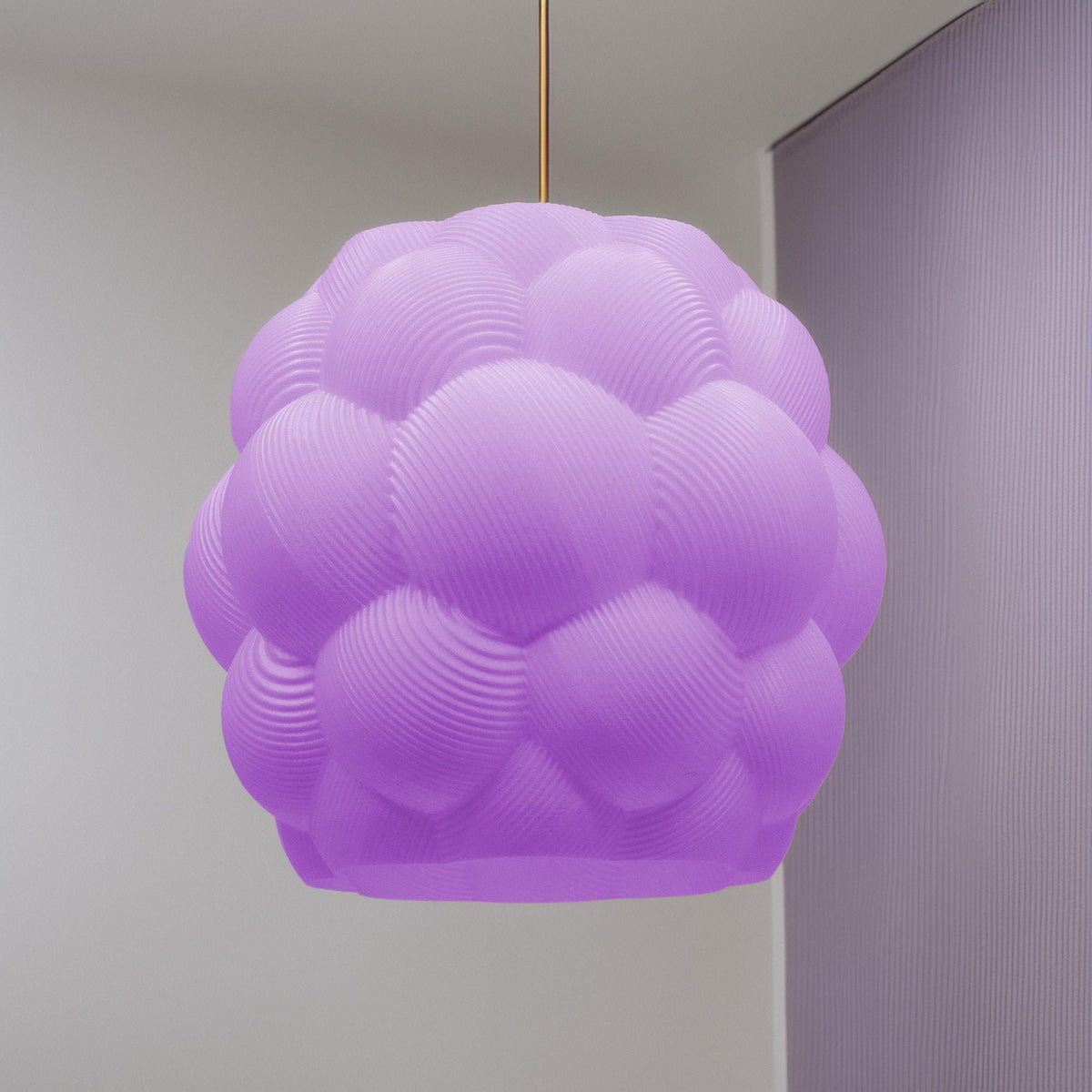 Moderner Lampenschirm  skulpturales Design, Wolkenform, 3D-gedruckt, ideal für Wohnzimmer, Schlafzimmer oder kreative Innenräume
