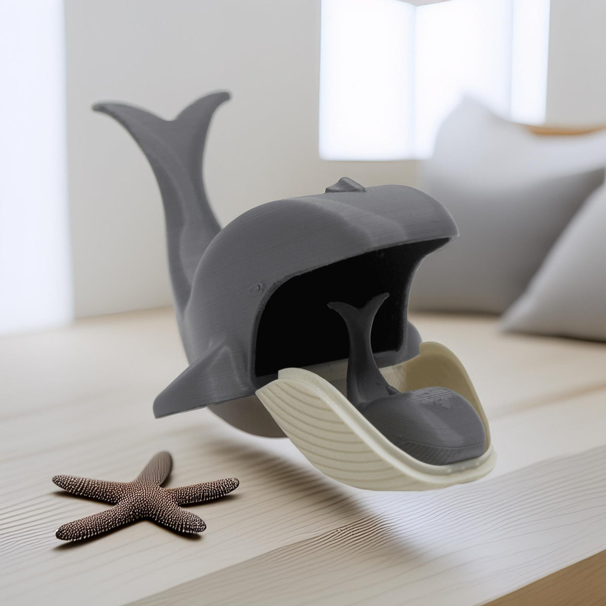 Walfisch Geschenkbox  kreative Wal-Aufbewahrung, Geschenkidee zum Muttertag oder Vatertag, maritimes Design, Wal mit Deckel